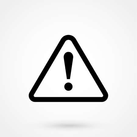 caution or shouting and screaming icon for danger with white backgroundのイラスト素材