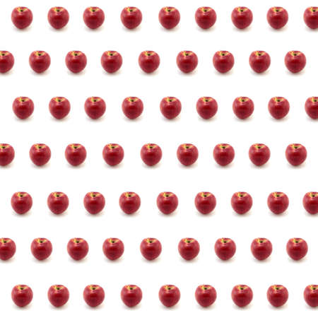 Apple photographed against white background in a studio. Photographed on March 2015.の写真素材