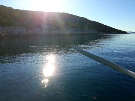 In Croatia region of Dalmatia there is small fishermans place called Tribunj...の写真素材