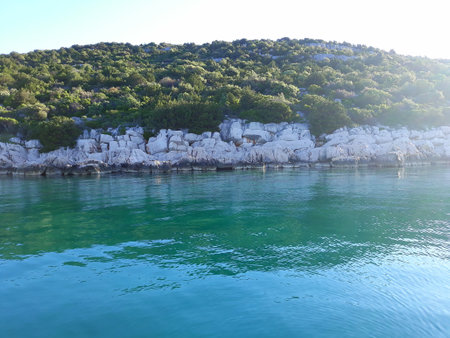 In Croatia region of Dalmatia there is small fishermans place called Tribunj...の写真素材