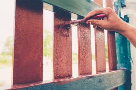 Paint the houseの写真素材