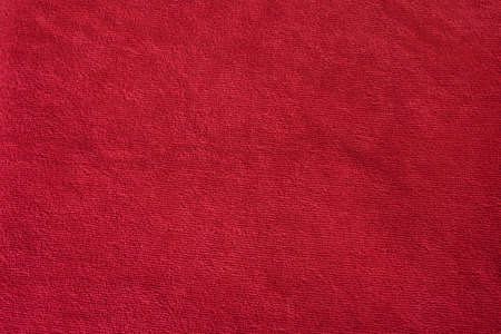 red fabric texture backgroundの写真素材