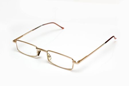 Glasses on a white background.の写真素材