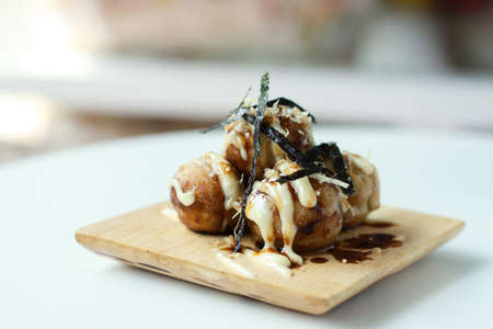 Takoyaki is Japanese sneak food