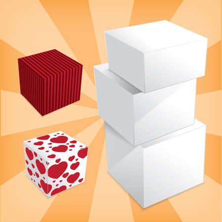 Box stackのイラスト素材