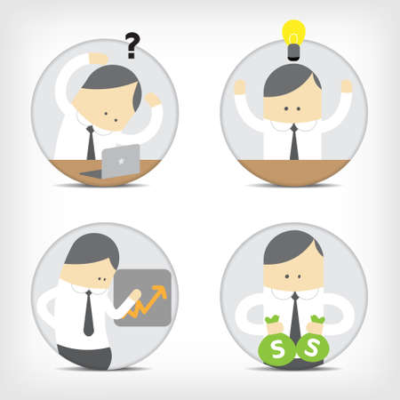 Business Man iconのイラスト素材