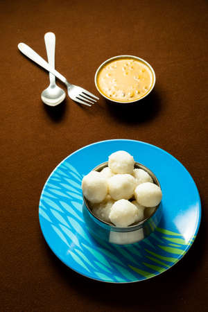 Healthy and tasty rice dumplings and sprouts curry for breakfast or lunch
