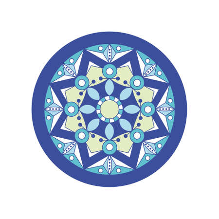 Mandala Vintage decorative elements. Oriental pattern, vector illustration.のイラスト素材