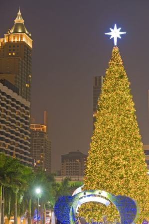 BANGKOK - DEC 26 Central World organize Welcome to Christmas and New Year festival 2012 on December 26,2011 at Central World in Bangkok,Thailand のeditorial素材