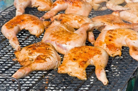 Grilled chicken の写真素材