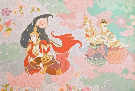 Thai temple murals 