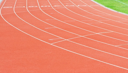 Athletics Track Lane Numbers 