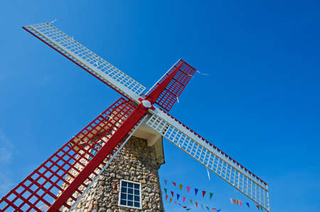 Close up of Windmillの写真素材