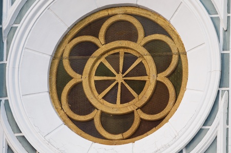 Outside of Stained glassの写真素材