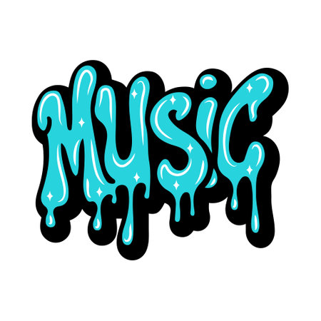 graffiti lettering typography art illustrationのイラスト素材