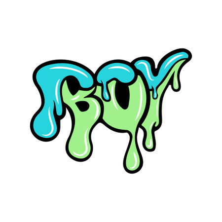 graffiti lettering typography art illustrationのイラスト素材