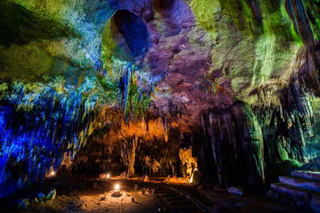 colorful caveの写真素材