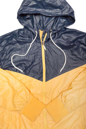 yellow windbreaker waterproof  jacket full zip