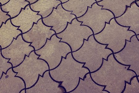 Decorative background old texture as a retro pattern wall.の写真素材