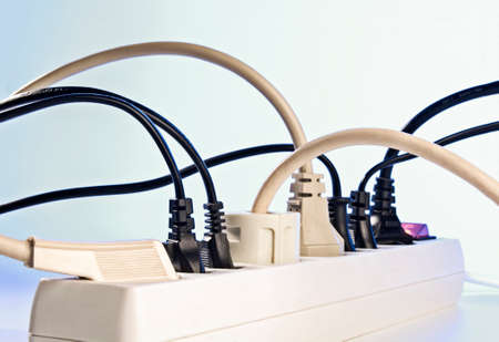 All terminals in a Multiple socket are occupiedの写真素材
