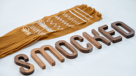 Smocking Showcase: Intricate Stitches on Gathered Fabric