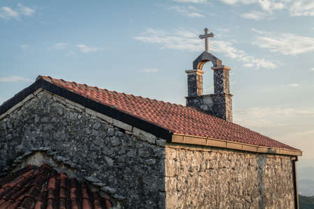 Church made of rocksの写真素材