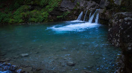 Small waterfallの写真素材