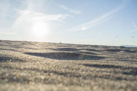 Beautiful sandy beachの写真素材