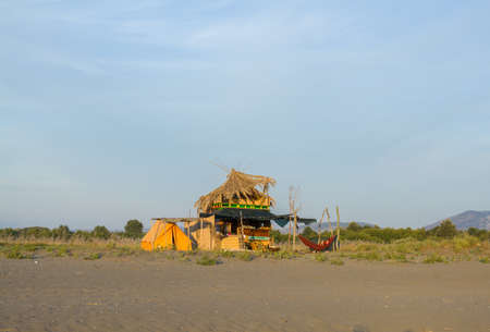 Beautiful sandy beachのeditorial素材