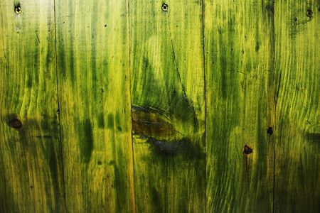 green wooden texture backgroundの写真素材