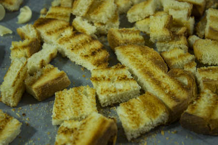 baked small breadの写真素材
