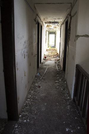 Demolished houseの写真素材