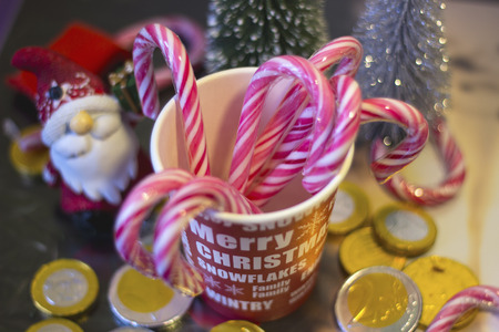 merry christmas and happy new yearの写真素材