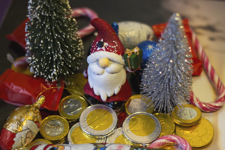merry christmas and happy new yearの写真素材