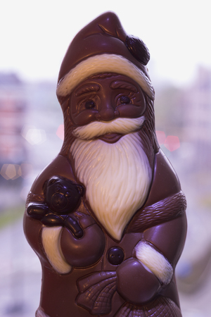 Chocolate Santa Clausの写真素材