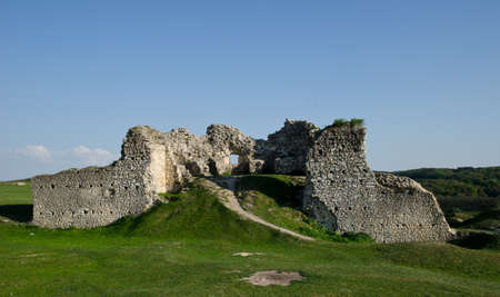 A castle ruin in Europe