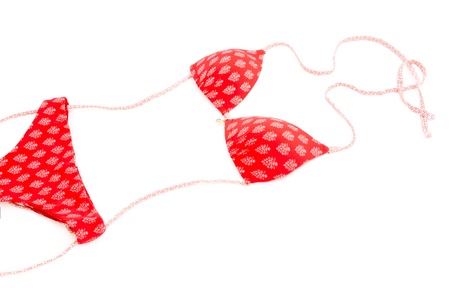 Bikini with woman shape isolatedの写真素材