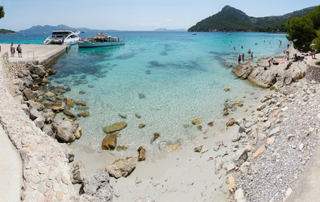 Beautiful beach with crystal clear waterのeditorial素材