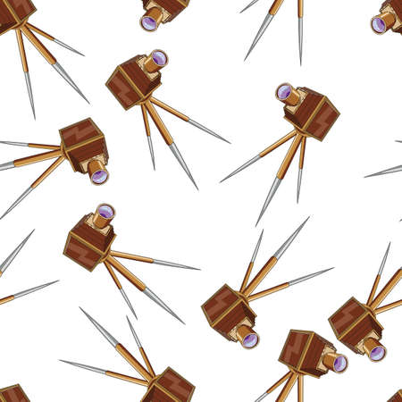 Vintage cameraのイラスト素材