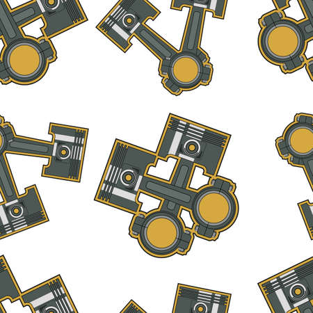 piston seamlessのイラスト素材