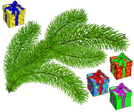 Christmas decorationのイラスト素材