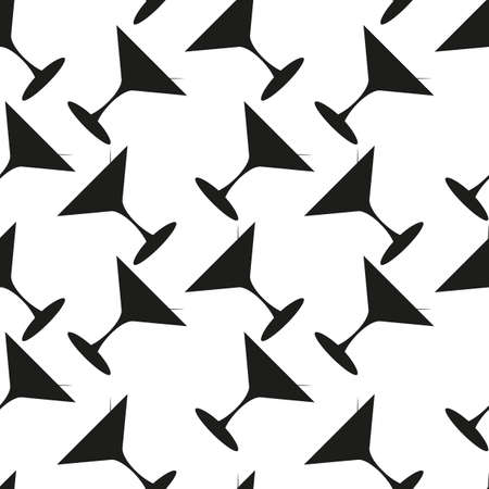 Martini seamless vector patternのイラスト素材