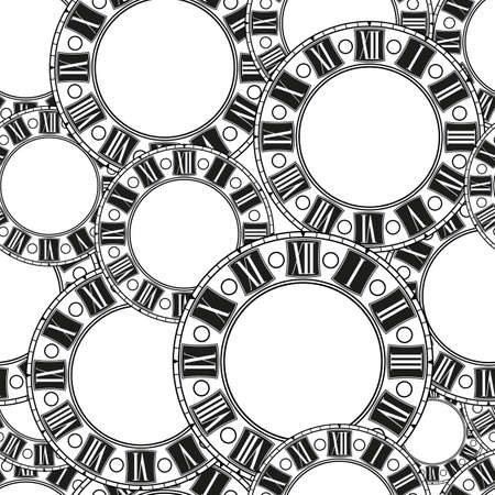 dial the old clockのイラスト素材