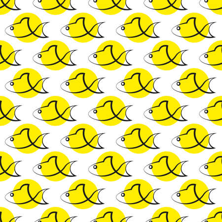 Fish patternのイラスト素材