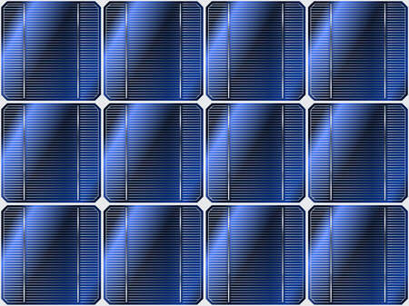 Solar eco battery illustration. Seamless backgroundのイラスト素材
