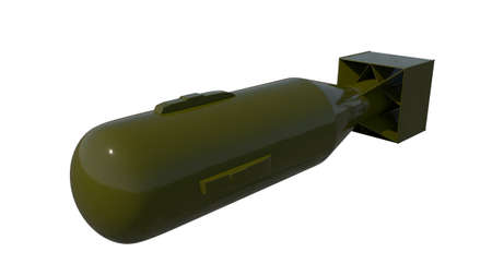 Atomic bomb. 3D renderingの写真素材
