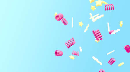 Colorful abstract background. 3D renderの写真素材