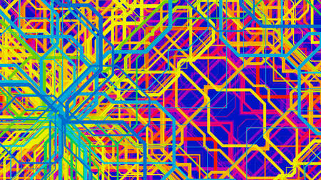 3D Abstract Background. Render
