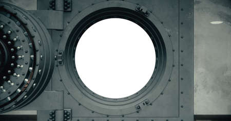 Render of the vault door. 3Dの写真素材