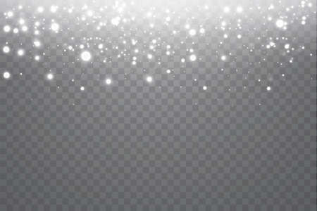 Vector neon glitter particles background effect for luxury greeting rich card. Sparkling blue texture. Star dust sparks in explosion on black background.のイラスト素材